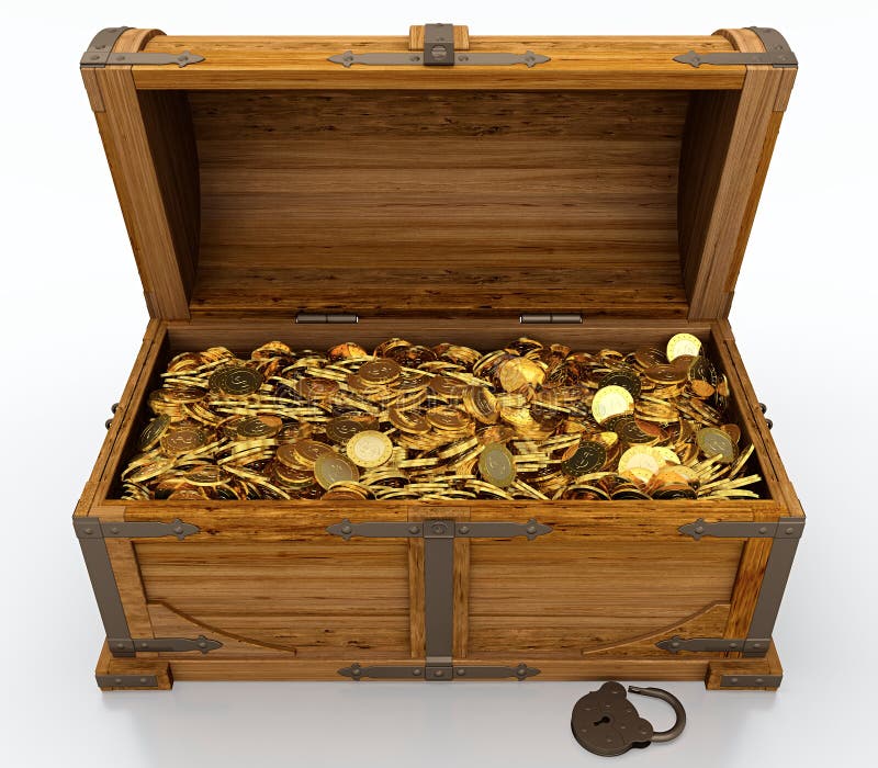 Treasure chest stock images