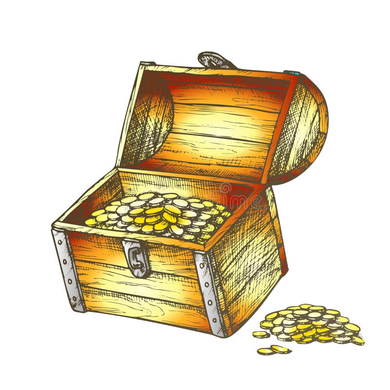 Piles of coins stock illustration. Illustration of financial - 12423226