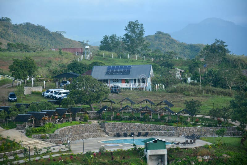Treasure Mountain Overview with House in Tanay, Rizal, Philippines