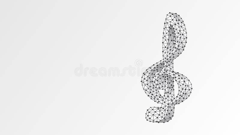 Treble Clef Music Note Melody Key Classic G Clef Festival Poster Or Banner Concept Abstract Digital Wireframe Stock Vector Illustration Of Play Cleff Treble Clef Music Note Melody Key Classic G Clef Festival Poster Or Banner Concept Abstract Digital Wireframe Stock Vector Illustration Of Play Cleff