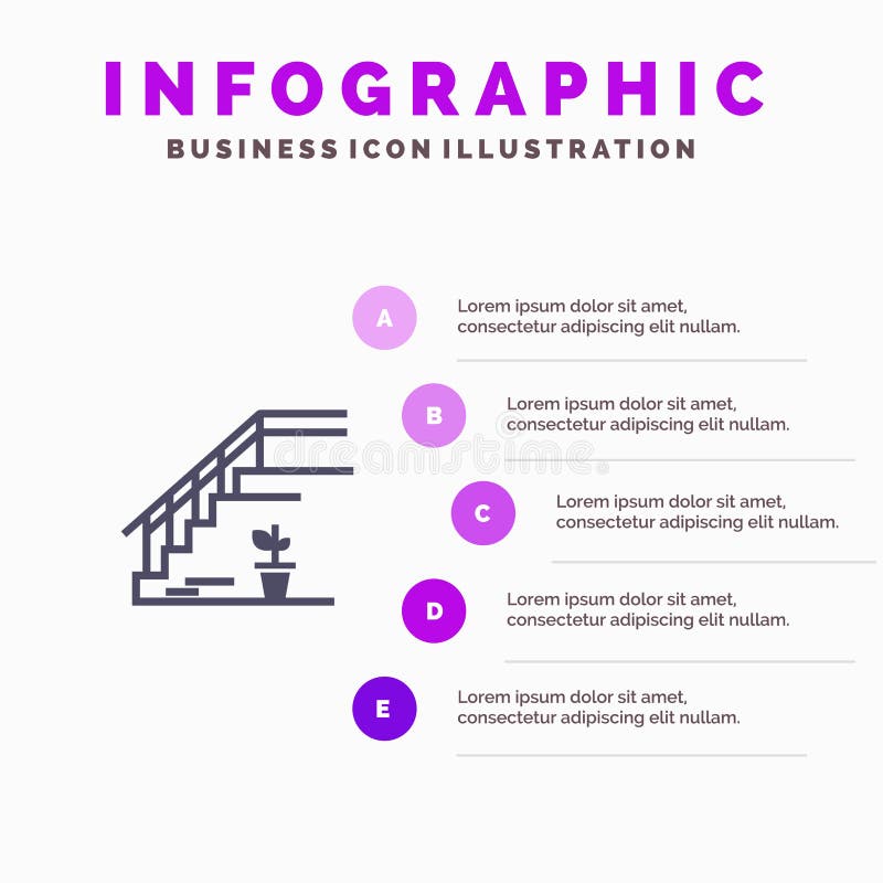 Treden, boven, Vloer, Stadium, Huis Stevig Pictogram Infographics 5 de Achtergrond van de Stappenpresentatie vector illustratie Treden, boven, Vloer, Stadium, Huis Stevig Pictogram Infographics 5 de Achtergrond van de Stappenpresentatie vector illustratie