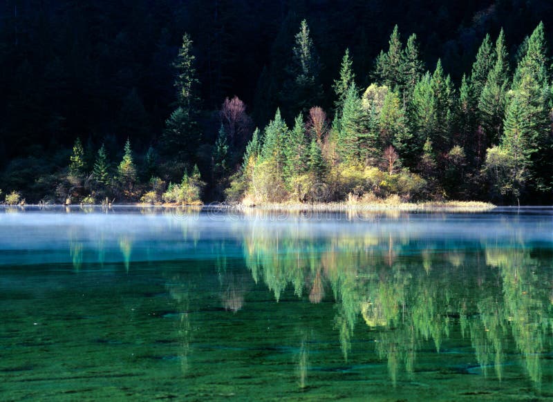 109 Five Color Pond Jiuzhaigou Sichuan China Photos Free And Royalty