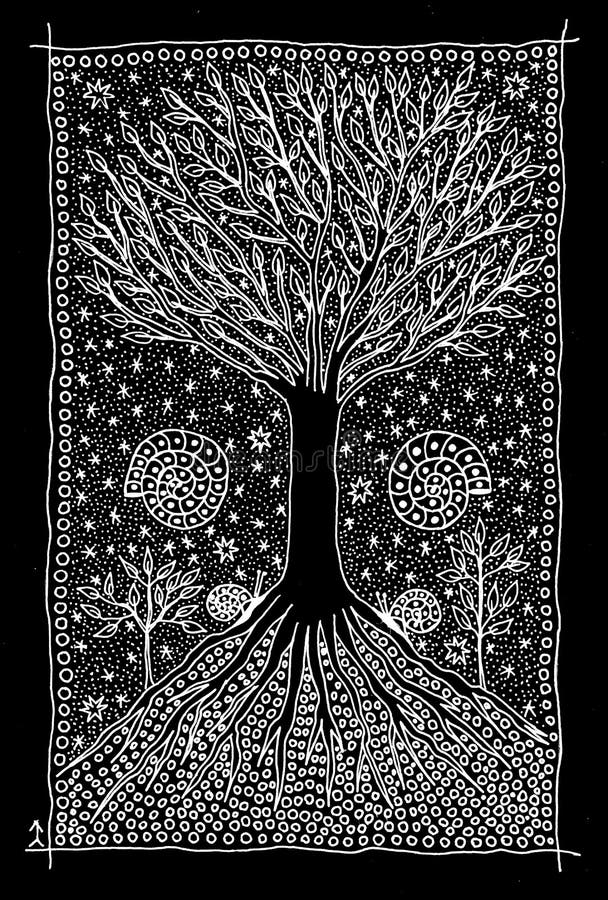 picture Tree Of Life Drawing Black And White dreamstime com
