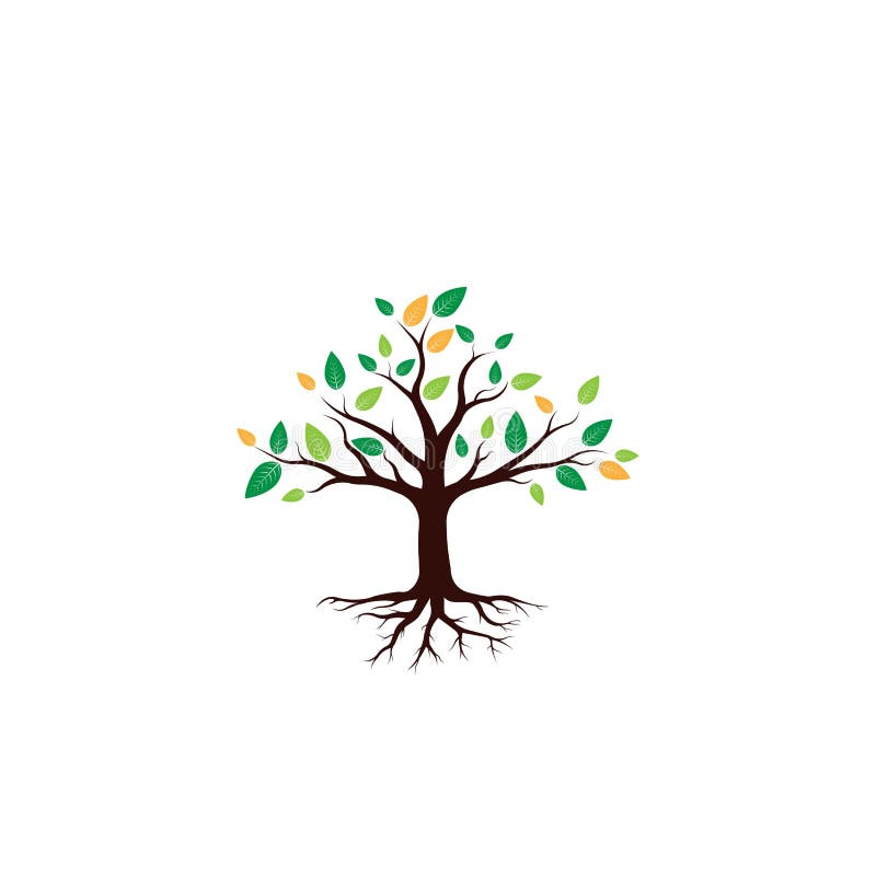 Tree logo stock vector. Illustration of wood, pattern - 193661196