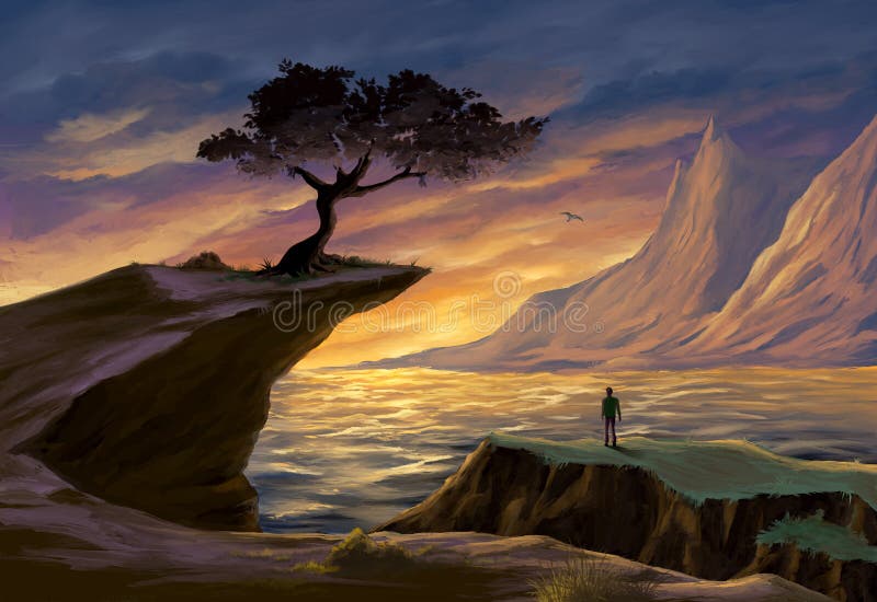 Cliff Painting Stock Illustrations – 992 Cliff Painting Stock  Illustrations, Vectors & Clipart - Dreamstime