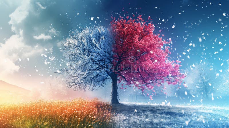 Same Landscape Different Season Stock Photos - Free & Royalty-Free Stock Photos from Dreamstime