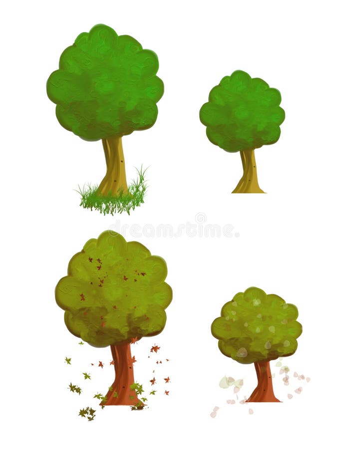 Trees stock illustration
