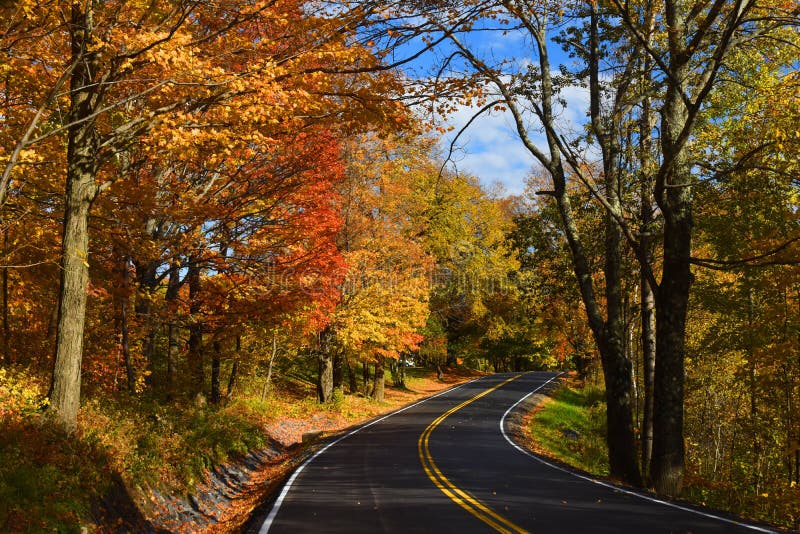 Vermont Fall Back Road 2 stock photo. Image of season - 174253198