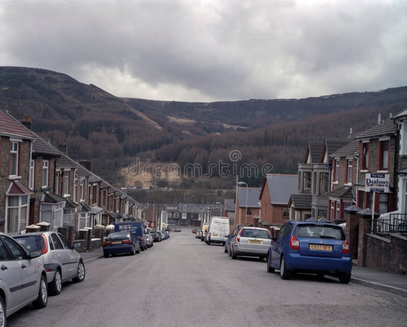 Treherbert editorial photography. Image of wales, house 44203277