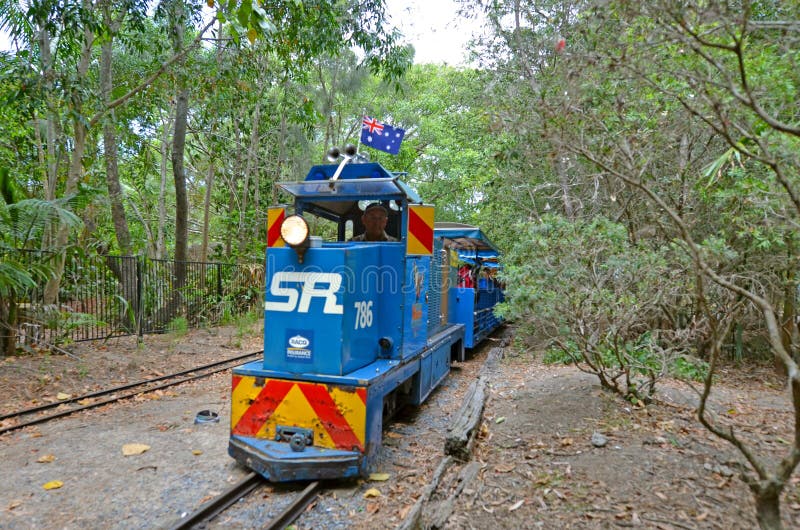 Berijdbare miniatuurspoorweg royalty-vrije stock afbeeldingen