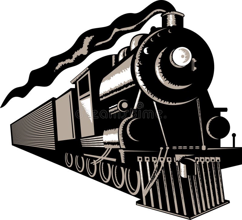 Mascote Preto E Branco De Um Engenheiro Ferroviário Americano Operando Uma  Locomotiva A Vapor Vetor PNG , Estados Unidos Da América, Locomotiva  Ferroviária, Obra De Arte Imagem PNG e Vetor Para Download