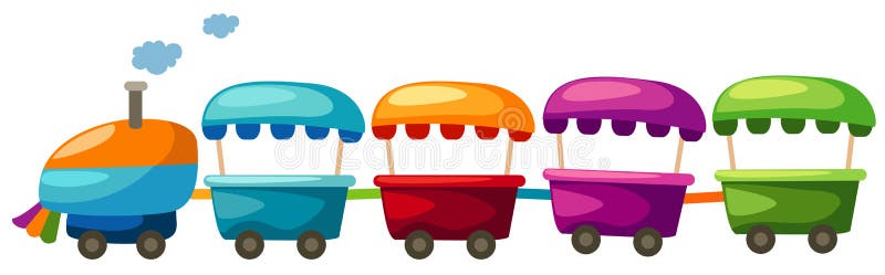 Trem do brinquedo ilustração do vetor Trem do brinquedo ilustração do vetor