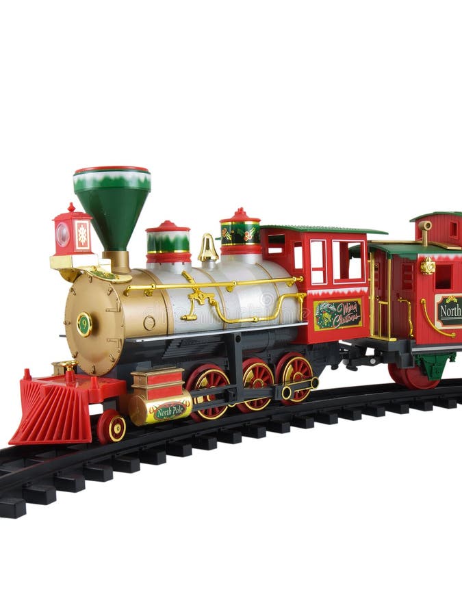 Trem De Brinquedo Com Fumaça Movendo-se No Modelo Ferroviário. Foto de  Stock - Imagem de frete, preto: 253724298