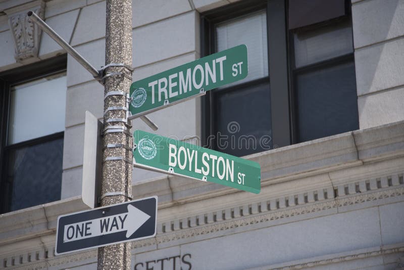 Tremont and Boylston Crossing Stock Image Image of post, tremont