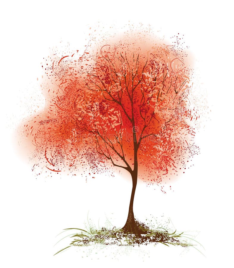 Download Tremula rossa illustrazione vettoriale. Illustrazione di tremula - 7307632