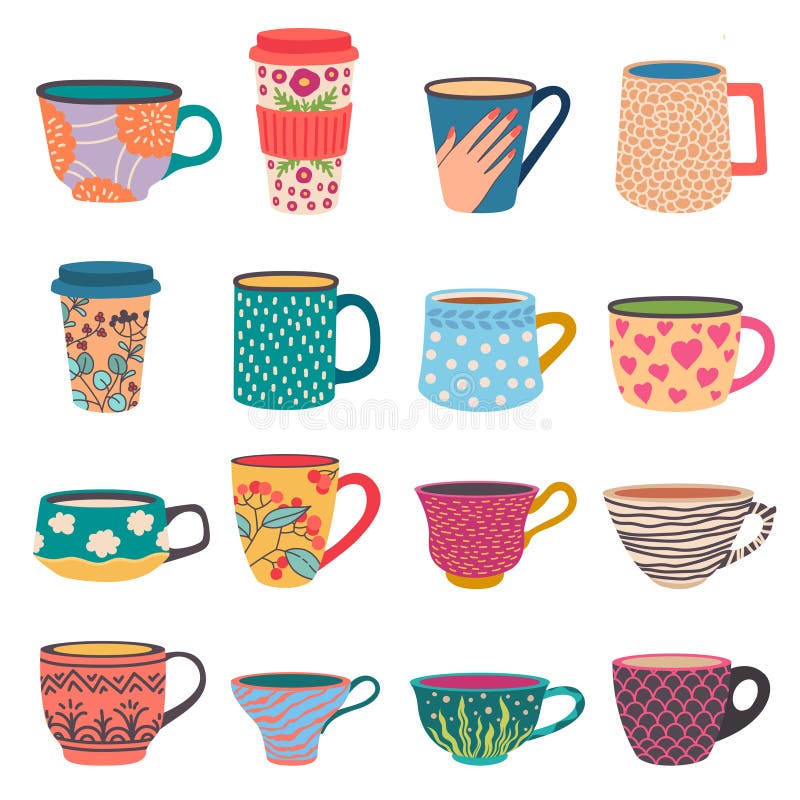 Side View Coffee Tea Cup Stock Illustrations – 1,166 Side View Coffee Tea Cup  Stock Illustrations, Vectors & Clipart - Dreamstime