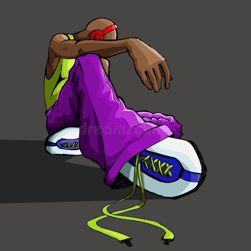 Trendy Guy stock vector. Illustration of expression, body 24933695