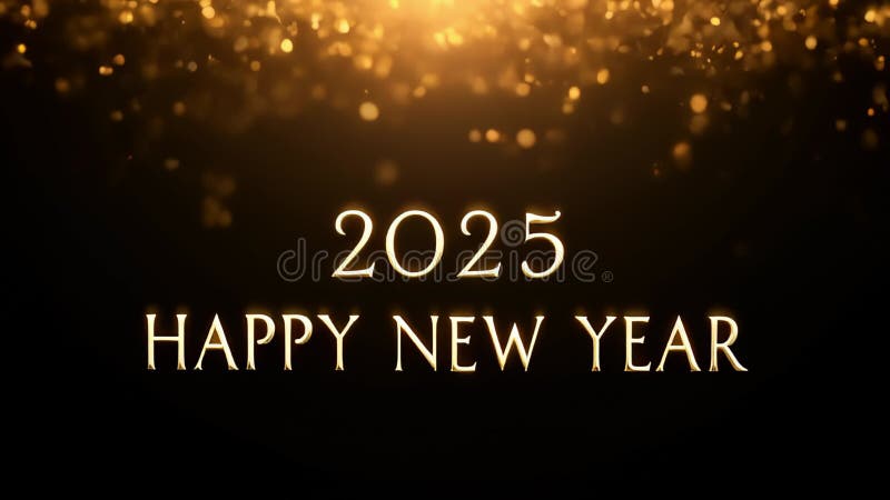 Trendy new years 2025 bakgrund. elegant 2025 års lyckliga nyårsjubileum med gyllene gnistor bakgrund. vektor illustrationer