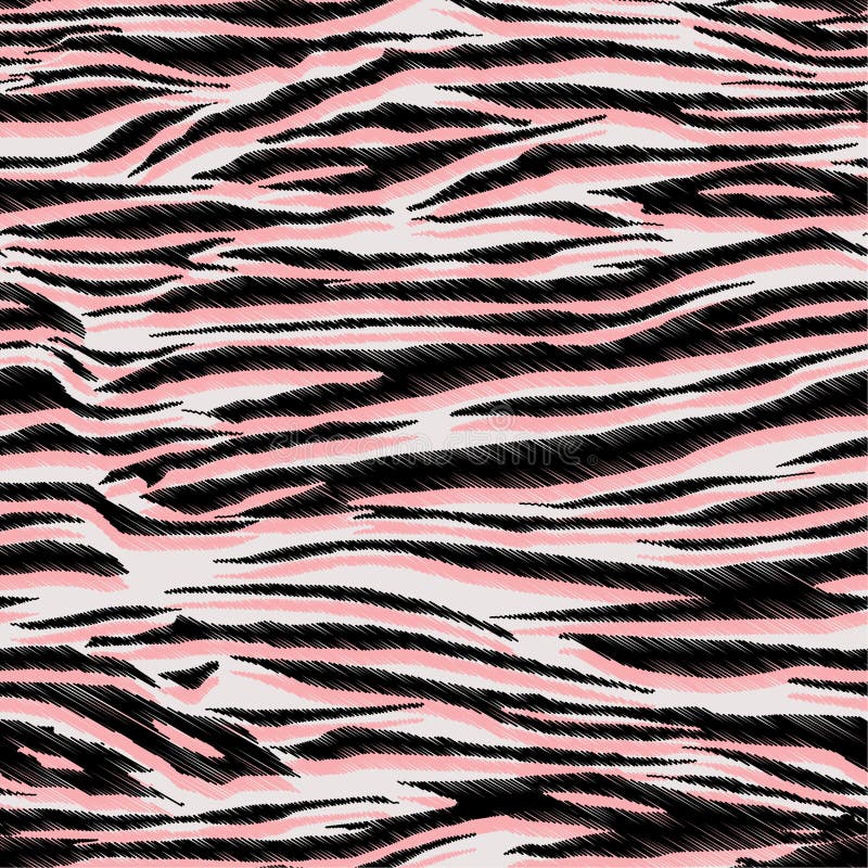 Trendy sweet Hand drawn artistic abstract animal skinseamless p royalty free stock images