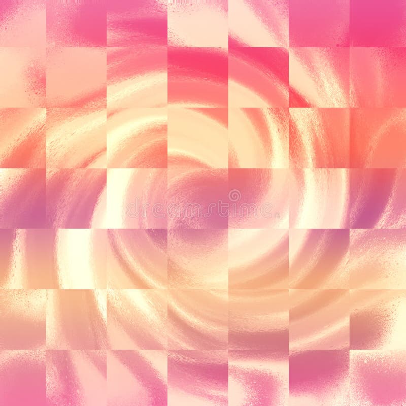 Pastel Collage Artwork Design for Creative Looks. Structured Look for