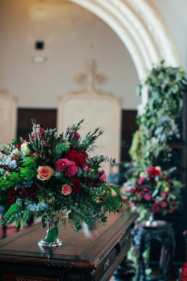 Trendy wedding bouquet in boho style stock photo Trendy wedding bouquet in boho style stock photo