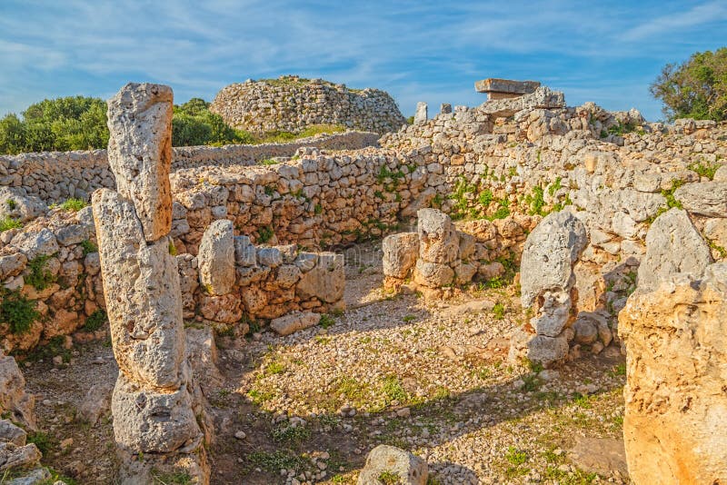 Trepuco Talaiotic Village Ruins at Menorca Island
