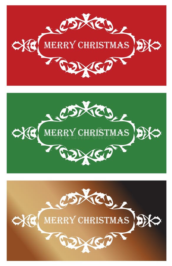 Tres banderas de la Navidad libre illustration Tres banderas de la Navidad libre illustration