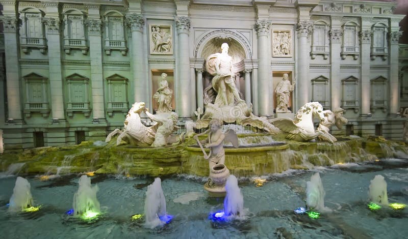 Trevi fountain replica