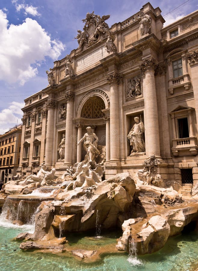 Trevi Fountain in Rome, Italy