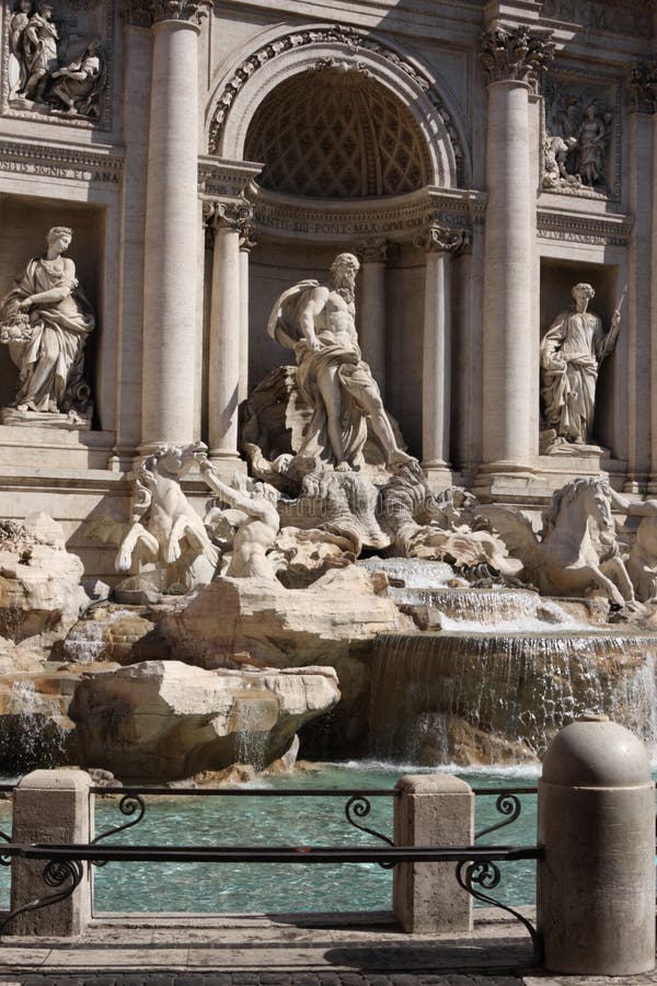 Trevi fountain in Rome,Italy