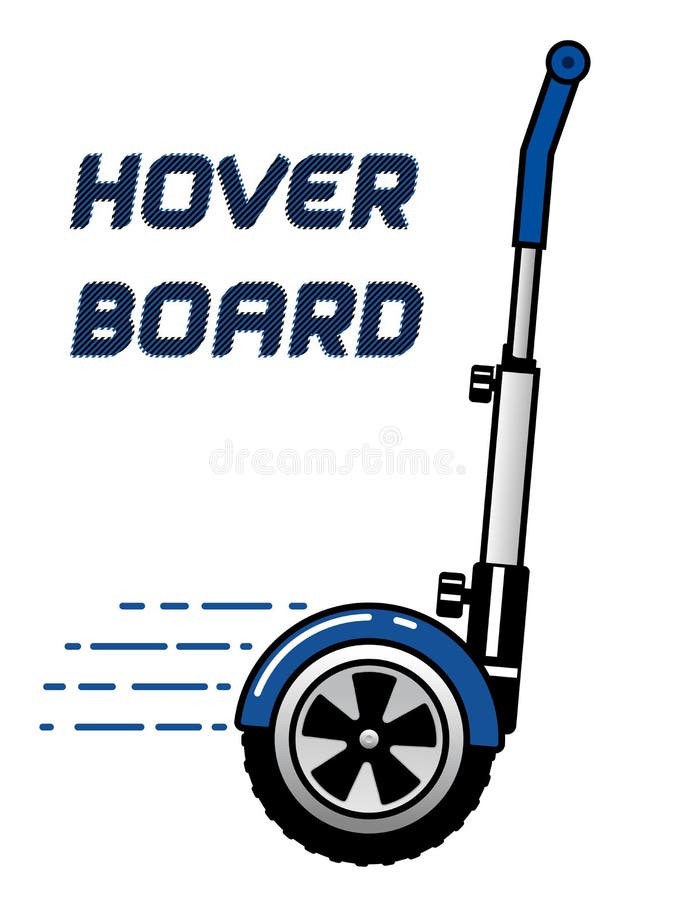 Trevlig vektorillustration av för transportblått för hoverboard som den modern elektrisk ekologi-vänskapsmatch två-rullade sparkc vektor illustrationer Trevlig vektorillustration av för transportblått för hoverboard som den modern elektrisk ekologi-vänskapsmatch två-rullade sparkc vektor illustrationer