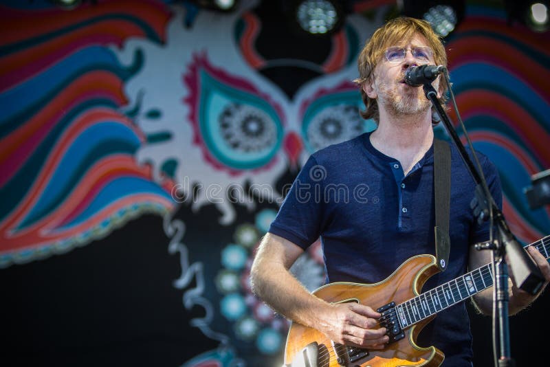 Trey Anastasio From de Band Phish stock foto Trey Anastasio From de Band Phish stock foto