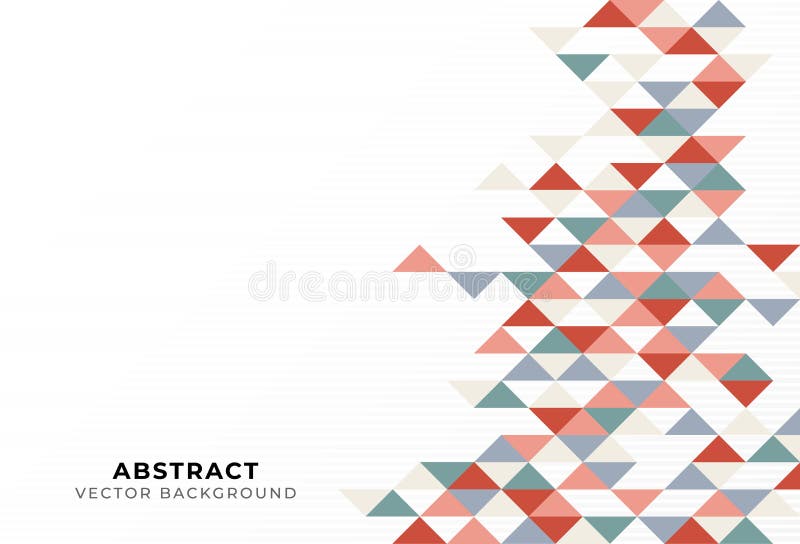 Triángulo De Gradiente Colorido Sobre Fondo Abstracto Blanco Con Espacio.  Diseño Gráfico Poligonal Simple Moderno Para La Portada Ilustración del  Vector - Ilustración de decorativo, gradiente: 221116011