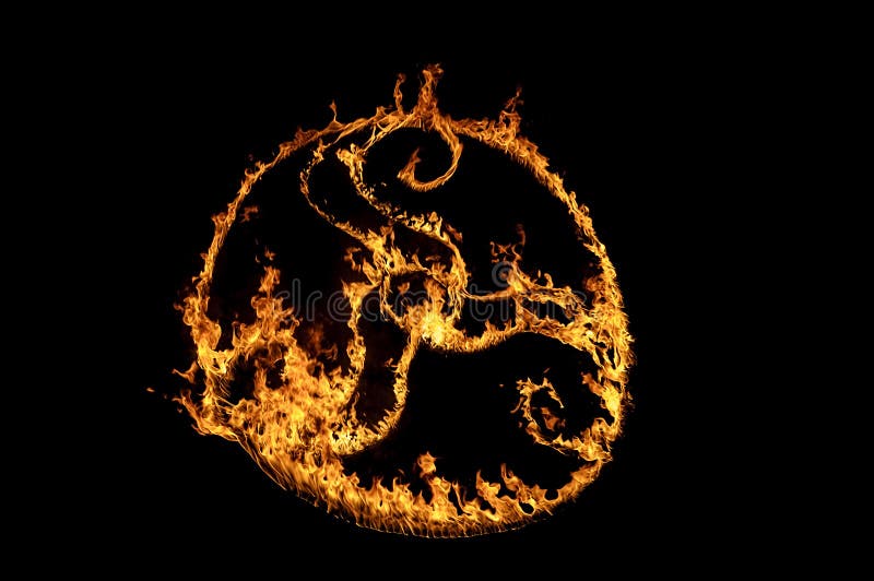Tri-Skell fiery Celtic simbol. Ancient pagan celtic images stock images, royalty-free photos and pictures