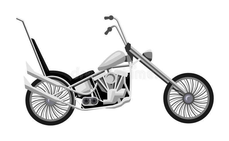 Moto Trail Illustration Black and White 15547732 Vector Art at