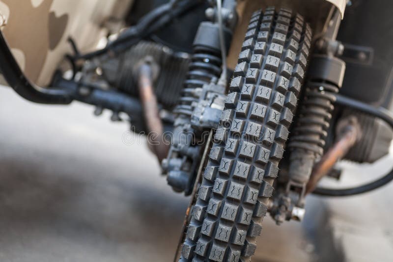 Trial Motorcycle Knobby Tire Stock Photo Image of trial, detail 68962236