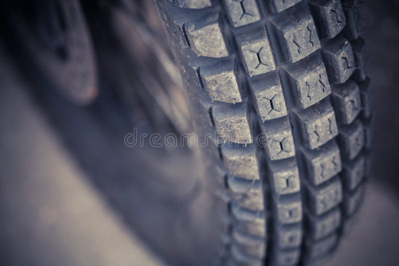 Trial Motorcycle Knobby Tire Stock Photo Image of trial, detail 68962236