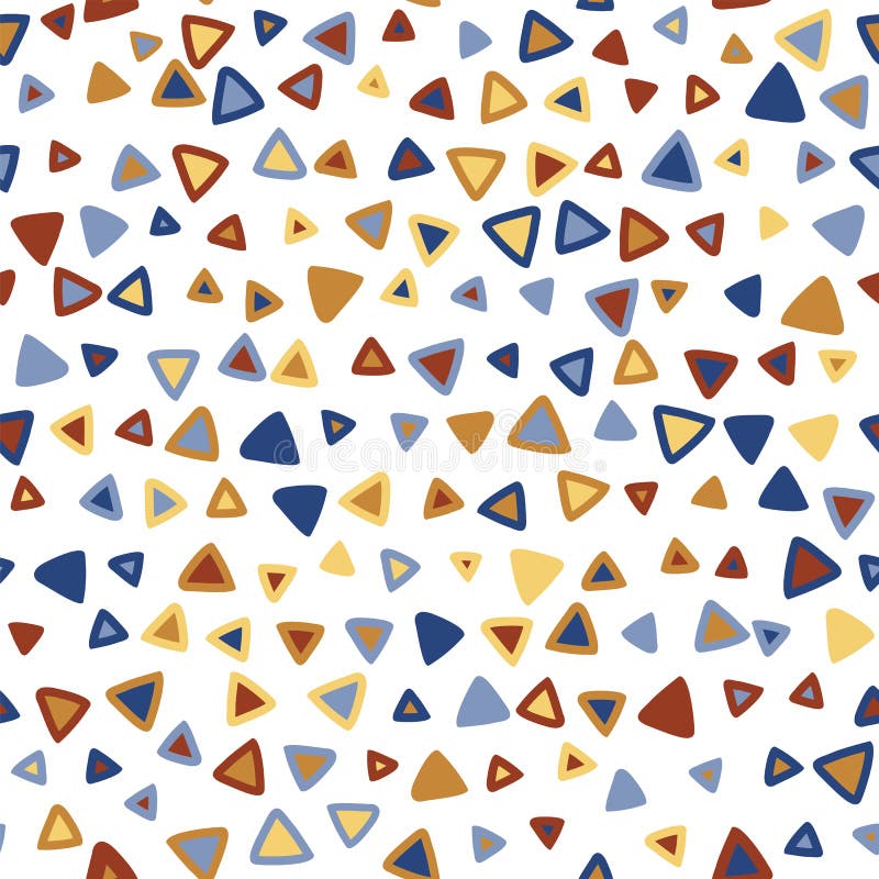 Triangle colorful seamless pattern stock illustration