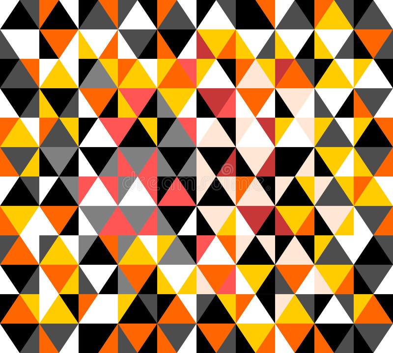 Triangle fashion pattern vector illustration