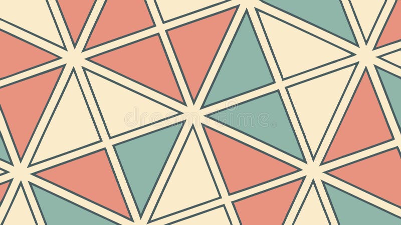 Triangle geometric pattern abstract design vector design Generative AI stock illustration