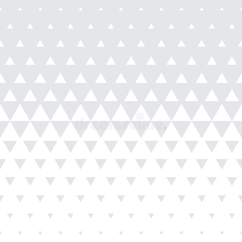 Triangle geometric pattern vector seamless abstract white halftone minimal gradient texture background vector illustration