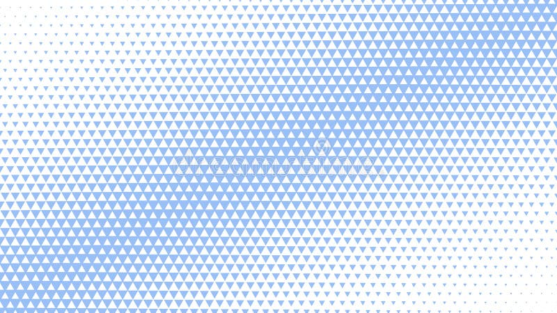 Triangle Halftone Geometrical Pattern Slanted Border White Blue Abstraction vector illustration