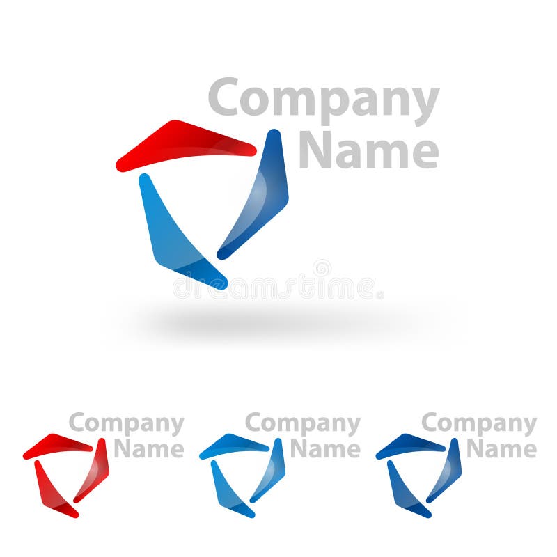 Triangle Logo Company Name Design Stock Vector Illustration of icon, identity 31048327