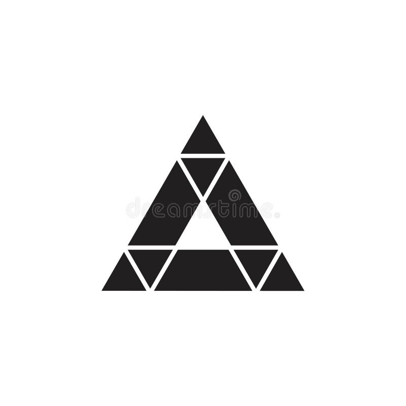 Triangle Mosaic Geometric Logo Vector Stock Vector - Illustration of ...