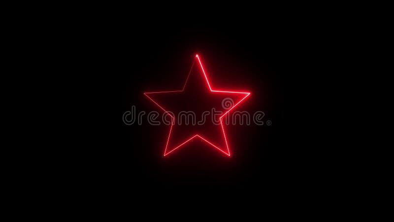 Triangle Neon Animation, Glowing triangle frame loading animation royalty free illustration