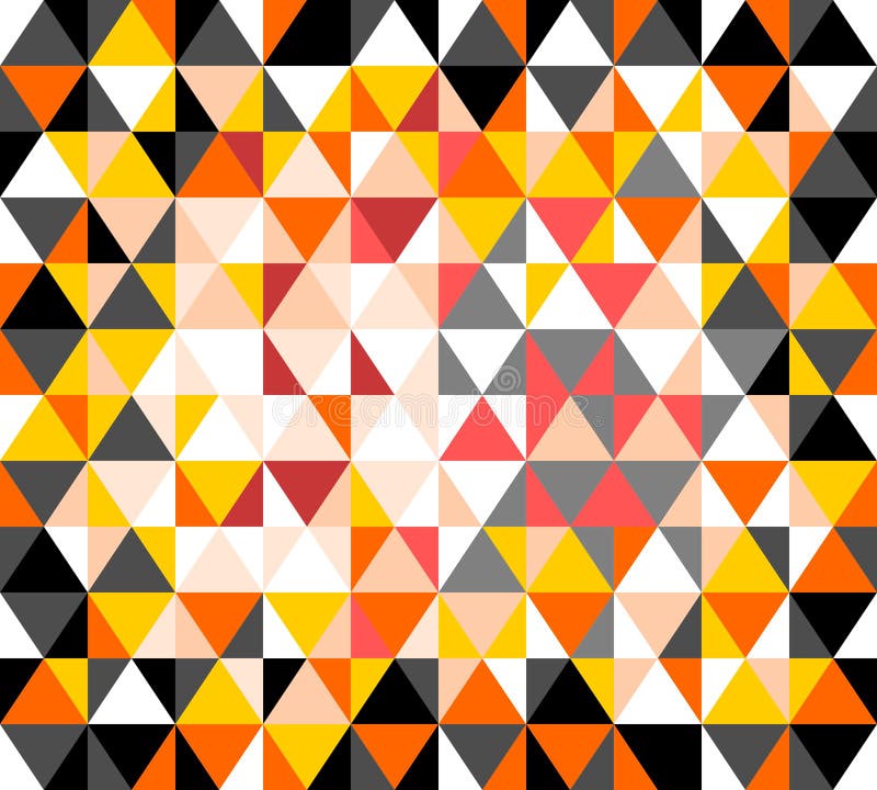 Modern triangle pattern stock illustration
