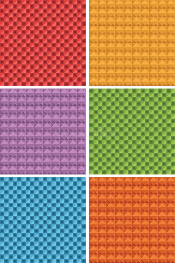 Triangle patterns royalty free illustration