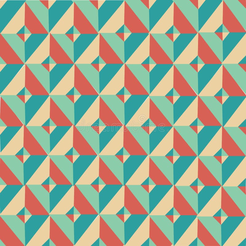 Triangle Symmetry Vintage Pattern 2