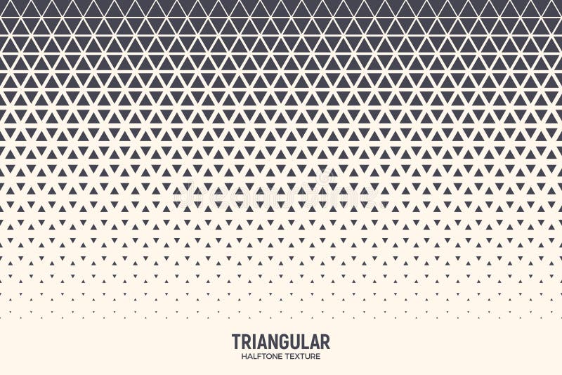 Halftone Triangle Particles Vector Abstract Technology Background vector illustration