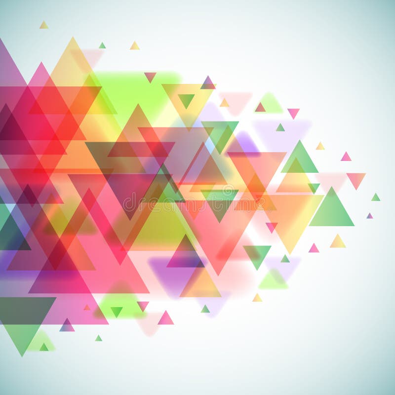 Abstract colorful triangles vector background. Abstract colorful triangles vector background.